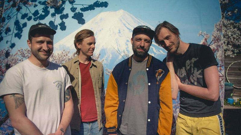 Image: A group picture of the members of Delta Sleep in Japan